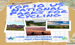 Cover image for Top 10 US National Parks for Cycling guide by Wanderlust Whisperz