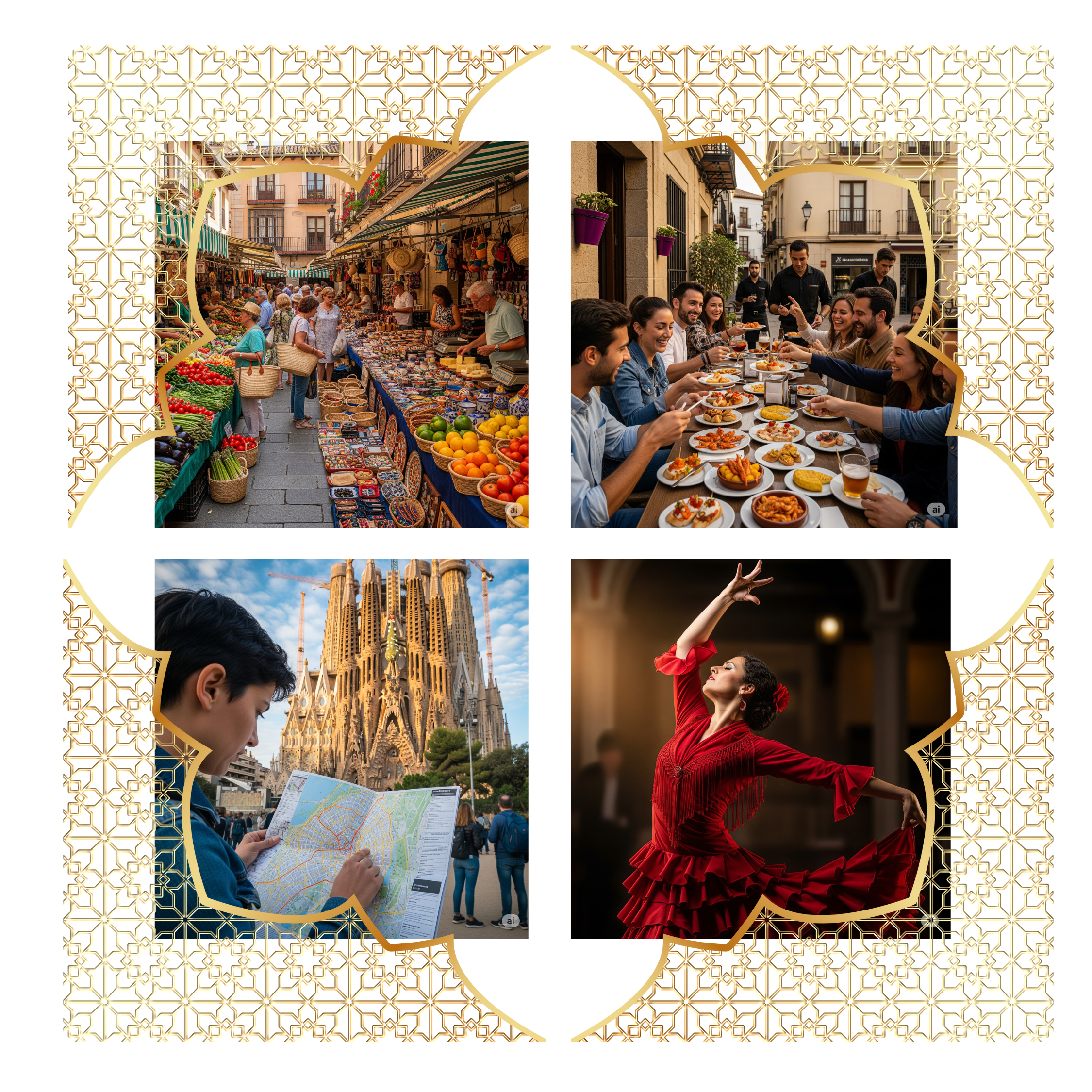 Cover image for the Travel Like a Local Spanish Phrases guide.